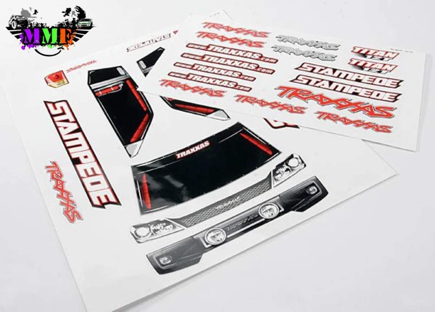 Amazon | ハイテック トラクサス STAMPEDEステッカーセット 3616